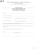 Limited Partnership Statement Of Change Of Resident Agent Office Address By Resident Agent Form