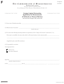 Fillable Foreign Limited Partnership Application For Reinstatement Of Authority To Transact Business - The Commonwealth Of Massachusetts Printable pdf