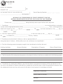 Form Ih-ta - Affidavit Of Transferee Of Trust Property That No Indiana Inheritance Or Estate Tax Is Due On The Transfer - Indiana