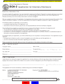 Form Boa-2 - Application For Voluntary Disclosure
