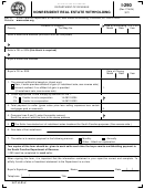 Form I-290 - Nonresident Real Estate Withholding - 2004
