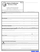 Lp-5 1/13 - Foreign Limited Partnership Application For Registration Form - State Of California Secretary Of State