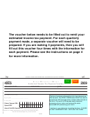 Form 40es - Estimated Income Tax Payment Voucher - 2009