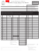 Form Tob: Ttco-a - Monthly County Tobacco Tax Return - 2010