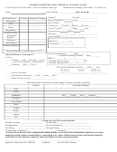 Sports Participation Medical Examination Form