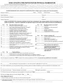 Iowa Athletic Pre-participation Physical Examination Form