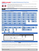 Fillable Prescription Reimbursement Claim Form - Cvs/caremark Printable pdf