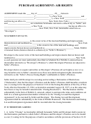 Purchase Agreement Form - Air Rights Form