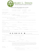 Application For Certificate Of Title Form