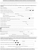 Ct Authorization To Administer Medication Form