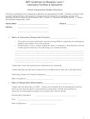 A Self- Assessment Safety Checklist Form