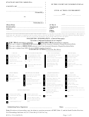 Form Scca / 234 Civil Action Cover Sheet