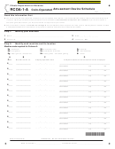 Form Rcoa-1-a - Coin-operated Amusement Device Schedule - Illinois Department Of Revenue