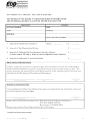 Form De 370 - Statement Of Amount Due From Worker