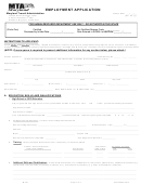 Employment Application Form - Maryland Transit Administration