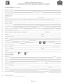 Application For Lease & Authorization For Credit/background Check Form