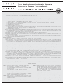 Form Ap-175 - Texas Application For Non-retailer Cigarette, Cigar And/or Tobacco Products Permit - 2013