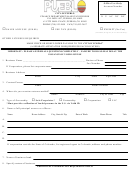 Finance Department/sales Tax Division Form - City Of Pueblo