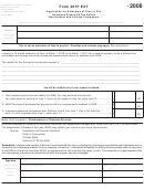 Form 207f Ext - Application For Extension Of Time To File Insurance Premiums Tax Return Nonresident And Foreign Companies - 2008