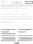 Form 51a149 Certificate Of Exemption For Pollution Control Facilities