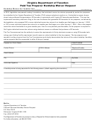 Va Form 8454p Paid Tax Preparer Hardship Waiver Request