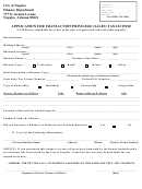 Application For Transaction Privilege (sales) Tax License Form Arizona