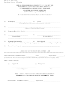 Form E.o.z. - 1 Application For Real Property Tax Exemption