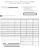 Sales/use/rental Tax Report Form Alabama