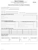 Form St 370 - Special Events Sales Tax Report Schedule Form - 2011