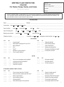 Meeting Place Inspection Checklist Form