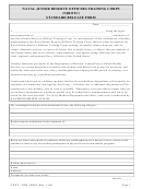 Cnet Form 1533/106 Njrotc Standard Release Form