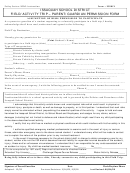 Form - 2320f1 Field/activity Trip - Parent/guardian Permission Form