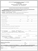 Application For Business / Sales Tax License Form - City Of Woodland Park