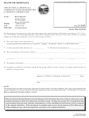 Form Fc-8r - Application For Renewal Of Corporate Name Registration For Foreign Corporation Form - State Of Montana - Secretary Of State