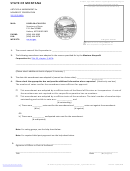Articles Of Amendment For Nonprofit Corporation - Montana Secretary Of State - 2010