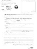 Form Fp-1 - Application For Certificate Of Authority Of Foreign Corporation