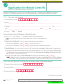 Application Form For Illinois Cares Rx - Illinois Department On Aging 2010