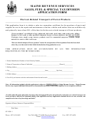 Harvest-related Transport Of Forest Products Application Form