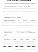 City Of Sterling Sales Tax License Application Form