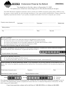 Homeowner Property Tax Refund Form - Montana Department Of Revenue