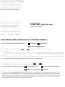 Complaint For Eviction Eviction Action Form