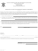 Form No. 23-34.1-14 Designation Of Agent For Nonresident Owners Of Amusements