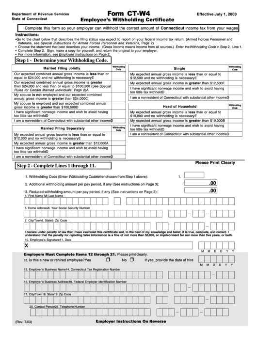 Ct W4 Form Fill Out And Sign Printable Pdf Template S vrogue.co
