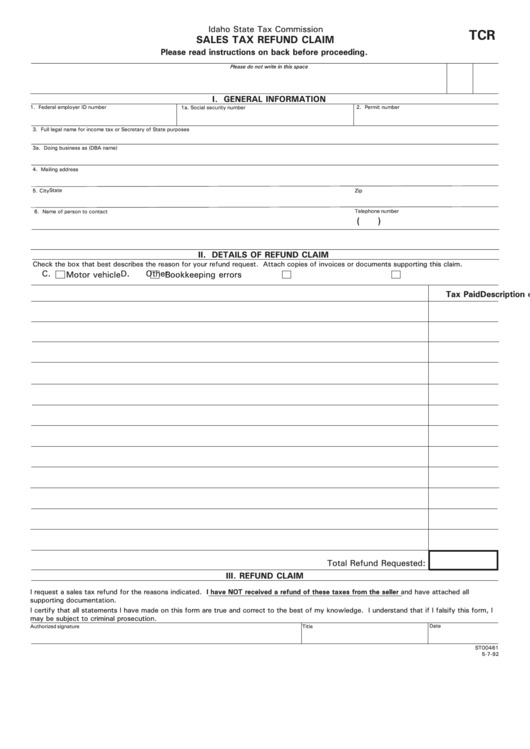 sales-tax-refund-claim-form-idaho-state-tax-commission-printable-pdf