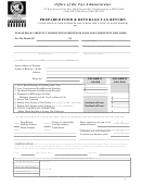 Prepared Food & Beverage Tax Return Form - Office Of The Tax Administrator, North Carolina