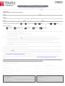 Undergraduate Leave Of Absence Petition Form