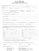 Income Tax Department Business & Individual Questionnaire Form Ohio