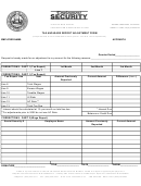 Tax And Wage Report Adjustment Form - New Hampshire