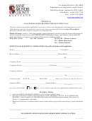 Electrical License Renewal Application Form - Department Of Inspections And Permits - Anne Arundel County Maryland