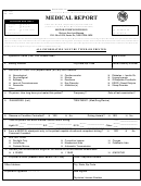Form Mvd - 10124 - Medical Report - Motor Vehicle Division, State Of New Mexico
